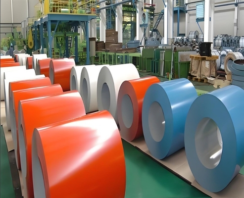 Mittelharte PPGI galvanisierte Stahlfarbbeschichtete Spulen zur Herstellung von Rohren aus Shandong