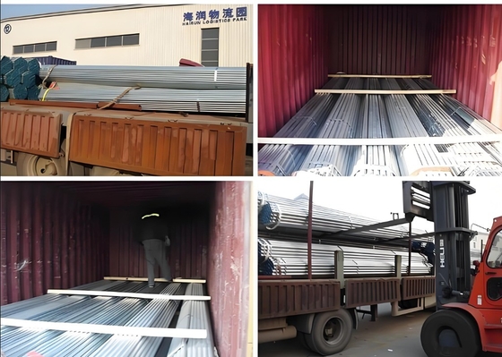 Q235/2 Inch/BS1387/ERW/Verzinktes/ASTM/Rundes/Dreh/Grooved/Lackiertes/Vorverzinktes Stahlrohr
