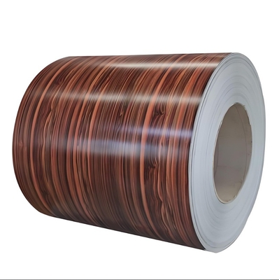 Anpassung Breite Stein Holz Muster Farbe Beschichtete Stahlspule PPGI mit Aluminiummetall