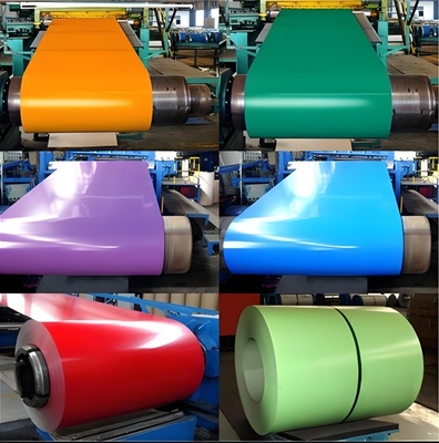 Verzinktes beschichtet PPGI Spirale Farbe beschichtet/ vorgefärbt Stahl ASTM Vollhard für die Struktur