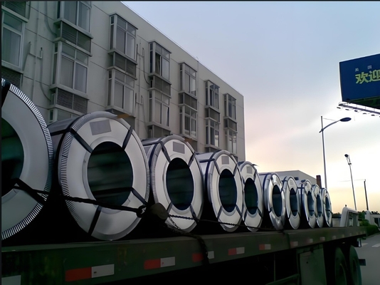 Kohlenstoffstahl Schiffsplatte Warmgewalzte vorgefärbte galvanisierte Stahlspule für Bau