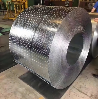 Silber-Zink-Stahlmodulärer Bogenbau Eisenbrücke mit neu entworfener vorbeschichteter Blüten-Gedruß-Muster-Spule